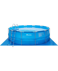 Басейн каркасний Tectake Merina 450 х 122 см, блакитний