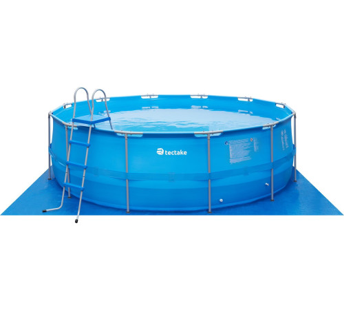 Басейн каркасний Tectake Merina 450 х 122 см, блакитний Басейн каркасний Tectake Merina 450 х 122 см, блакитний