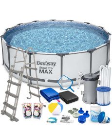 Басейн каркасний 18в1 Bestway 56438 Steel Pro Max 457 см 