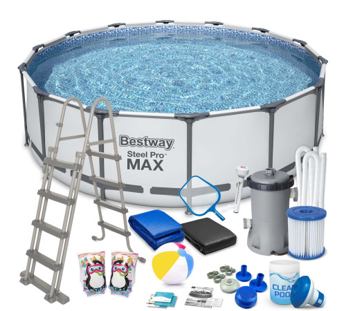 Басейн каркасний 18в1 Bestway 56438 Steel Pro Max 457 см Басейн каркасний 18в1 Bestway 56438 Steel Pro Max 457 см
