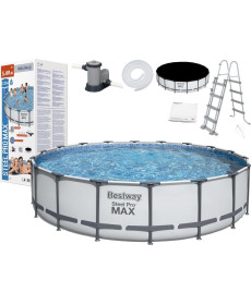 Басейн каркасний Bestway Steel Pro Max 549см 6в1 (56462)