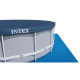 Басейн каркасний 6в1 INTEX 26726GN, 457 x 122 см, сірий