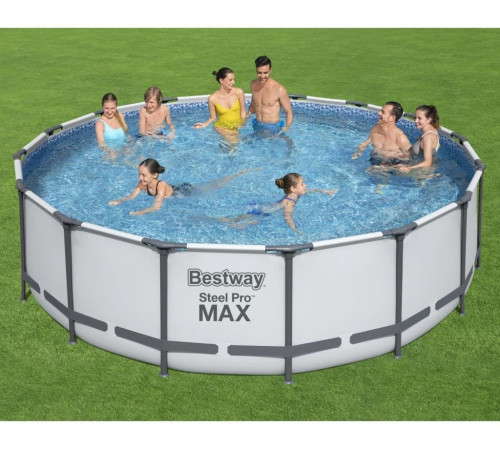 Басейн каркасний 6в1 Bestway 5612Z Steel Pro Max 488 см Басейн каркасний 6в1 Bestway 5612Z Steel Pro Max 488 см