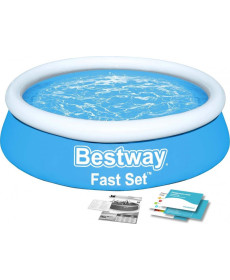 Басейн надувний дитячий Fast Set Bestway 57392 183x51 см