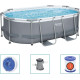 Басейн каркасний овальний 4в1 Bestway 5614A Power Steel 305 x 200 см