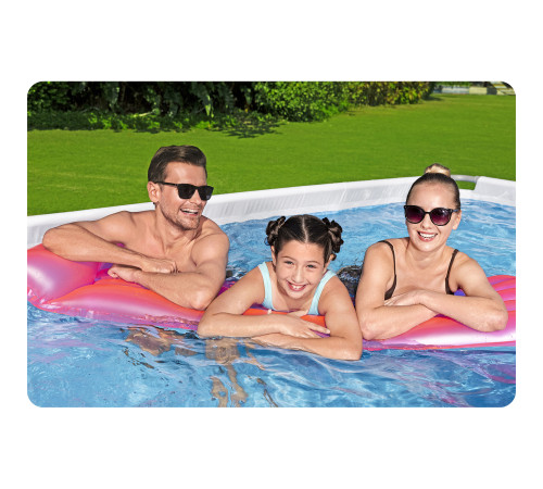 Басейн каркасний прямокутний 10в1 Bestway 56442 404 x 201 x 100 см Басейн каркасний прямокутний 10в1 Bestway 56442 404 x 201 x 100 см