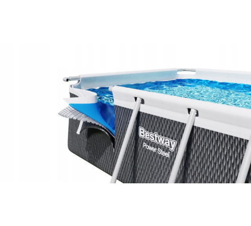 Басейн каркасний прямокутний 10в1 Bestway 56721 Power Steel 404 x 201 см Басейн каркасний прямокутний 10в1 Bestway 56721 Power Steel 404 x 201 см