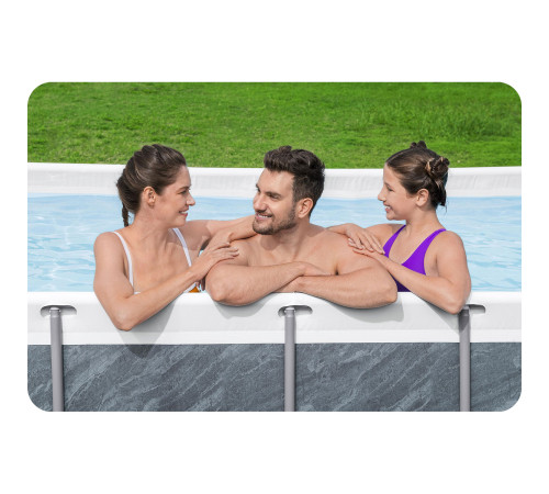 Басейн каркасний прямокутний 11в1 Bestway 56721, 404 x 201 x 100 см Басейн каркасний прямокутний 11в1 Bestway 56721, 404 x 201 x 100 см