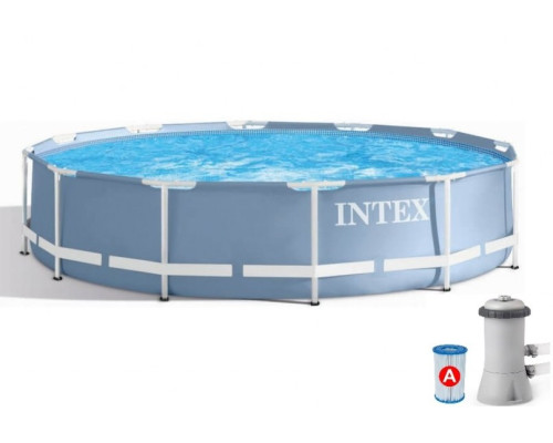 Каркасний басейн Prism Frame Pool Intex 26712 366 x 76см - синій