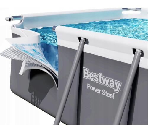 Басейн каркасний прямокутний 11в1 Bestway 56441 Power Steel 404 x 201 см Басейн каркасний прямокутний 11в1 Bestway 56441 Power Steel 404 x 201 см