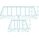 Басейн каркасний прямокутний 11в1 Bestway 56441 Power Steel 404 x 201 см