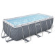 Басейн каркасний прямокутний 17в1 Bestway 56722 412 x 201 x 122 см