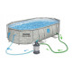 Басейн каркасний 11в1 Bestway Power Steel 56946 488 х 305 х 107 см
