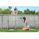 Басейн каркасний 11в1 Bestway Power Steel 56946 488 х 305 х 107 см