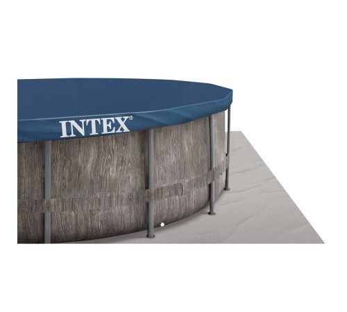 Басейн каркасний 20в1 INTEX 26742, 457 х 122 см, темно-сірий + машина для створення бульбашок Басейн каркасний 20в1 INTEX 26742, 457 х 122 см, темно-сірий + машина для створення бульбашок
