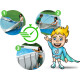 Басейн каркасний прямокутний 11в1 Bestway 56623 Power Steel 956 x 488 см - білий