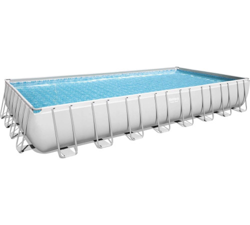 Басейн каркасний прямокутний 11в1 Bestway 56623 Power Steel 956 x 488 см - білий Басейн каркасний прямокутний 11в1 Bestway 56623 Power Steel 956 x 488 см - білий