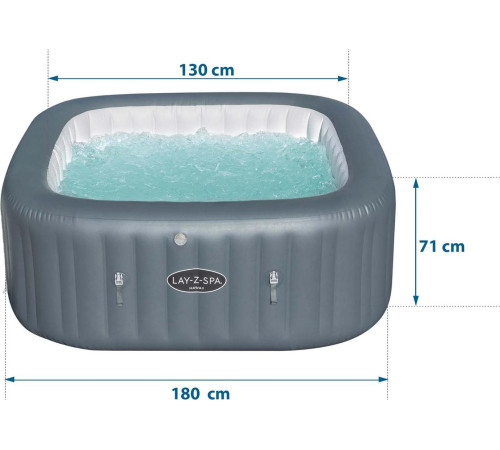 Джакузі-SPA надувне BESTWAY LAY-Z-SPA Hawaii HydroJet Pro 6-місне Джакузі-SPA надувне BESTWAY LAY-Z-SPA Hawaii HydroJet Pro 6-місне