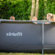 Басейн каркасний VIRTUFIT 305 х 76 см з фільтрувальним насосом, графітовий