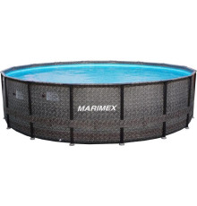 Басейн каркасний Marimex Florida Premium RATAN 488 x 122 см, графітовий