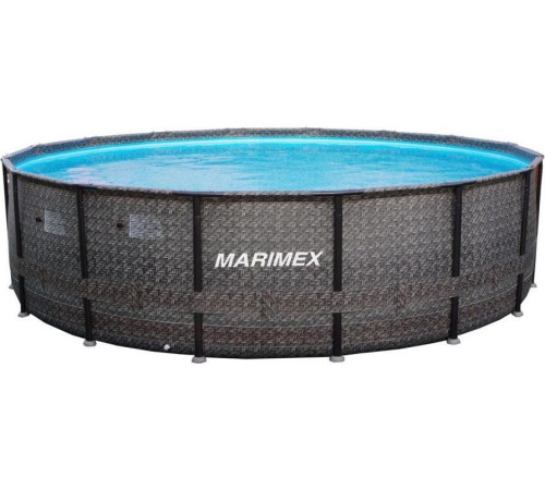 Басейн каркасний Marimex Florida Premium RATAN 488 x 122 см, графітовий Басейн каркасний Marimex Florida Premium RATAN 488 x 122 см, графітовий