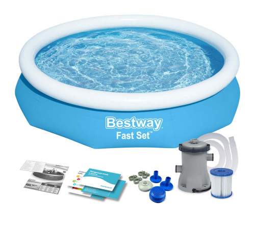 Басейн надувний 9в1 Bestway 57458, 305 x 66 см Басейн надувний 9в1 Bestway 57458, 305 x 66 см