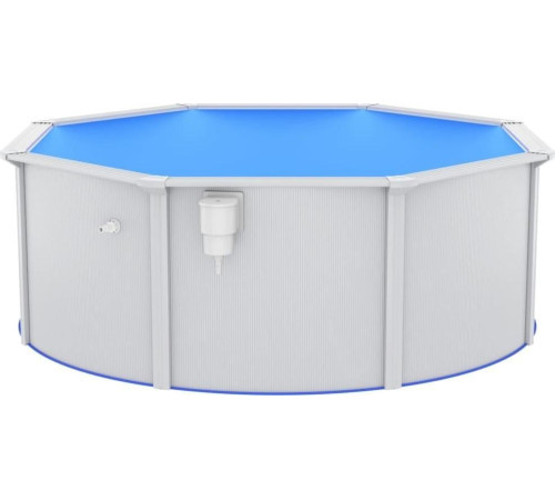 Басейн каркасний vidaXL 360 x 120 см, білий + насос з пісочним фільтром Басейн каркасний vidaXL 360 x 120 см, білий + насос з пісочним фільтром
