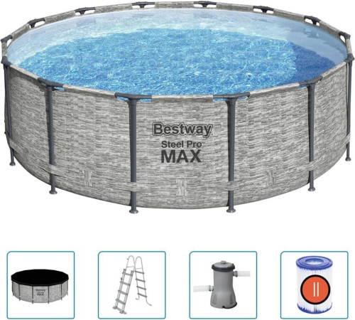 Басейн каркасний Bestway Power Steel, 427x122 см Басейн каркасний Bestway Power Steel, 427x122 см
