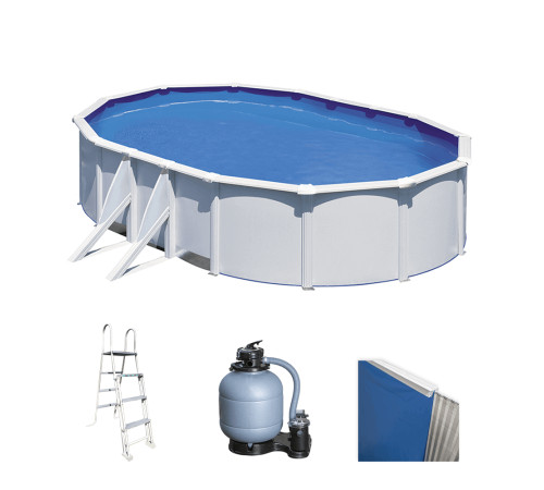 Басейн каркасний овальний GRE FIDJI KIT500ECO 500 x 300 x 120 см Басейн каркасний овальний GRE FIDJI KIT500ECO 500 x 300 x 120 см