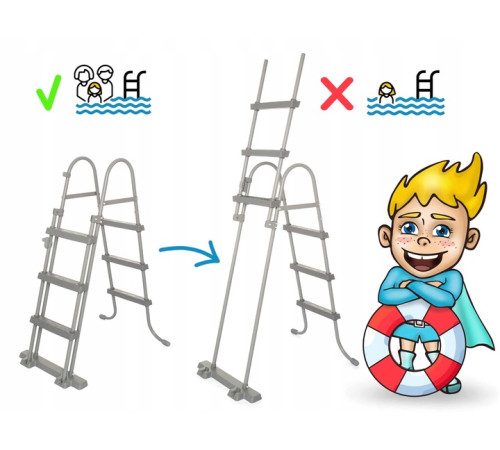 Басейн каркасний Bestway 56714N 427 х 250 х 100 см