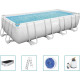 Басейн каркасний прямокутний 6в1 Bestway 56466 Power Steel 549 x 274 см