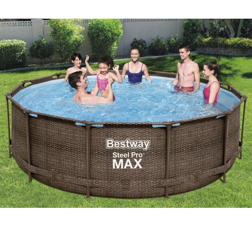 Басейн каркасний 10в1 Bestway 56709 Steel Pro Max 366 см Басейн каркасний 10в1 Bestway 56709 Steel Pro Max 366 см