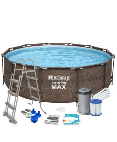 Басейн каркасний 10в1 Bestway 56709 Steel Pro Max 366 см 