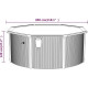 Басейн каркасний vidaXL 300 x 120 см, білий + насос з пісочним фільтром + драбина