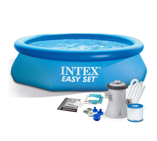 Басейн надувний 4в1 INTEX 28122, 305 x 76 см, блакитний Басейн надувний 4в1 INTEX 28122, 305 x 76 см, блакитний