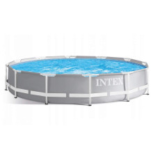 Басейн каркасний Prism Frame Pool Intex 26710 366 x 76 см  - сірий