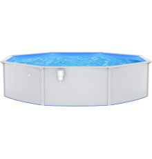 Басейн каркасний vidaXL 550 x 120 см, білий