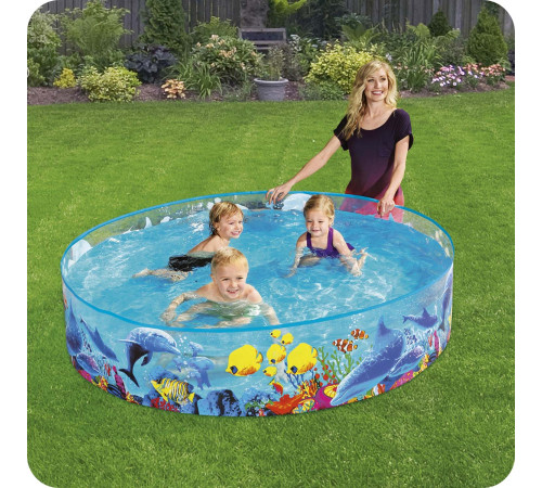 Басейн дитячий Морська одіссея Bestway 55030 183x38 см Басейн дитячий Морська одіссея Bestway 55030 183x38 см