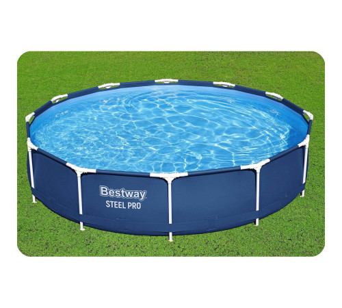 Басейн каркасний 16в1 Bestway 56681 366 x 76 см + машина для створення бульбашок Басейн каркасний 16в1 Bestway 56681 366 x 76 см + машина для створення бульбашок