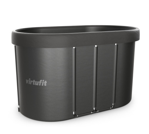 VIRTUFIT WANNA LODOWA OWALNA 500 LITRÓW ANTRACYT Z AKCESORIAMI