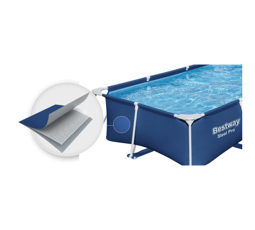 Басейн каркасний прямокутний 15в1 Bestway 56403N, 259 x 170 x 61 см Басейн каркасний прямокутний 15в1 Bestway 56403N, 259 x 170 x 61 см