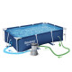 Басейн каркасний прямокутний 15в1 Bestway 56403N, 259 x 170 x 61 см
