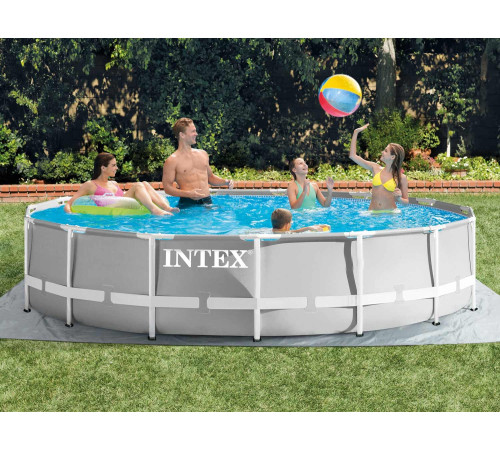 Басейн каркасний 12в1 INTEX 26724, 457 x 107 см, сірий Басейн каркасний 12в1 INTEX 26724, 457 x 107 см, сірий