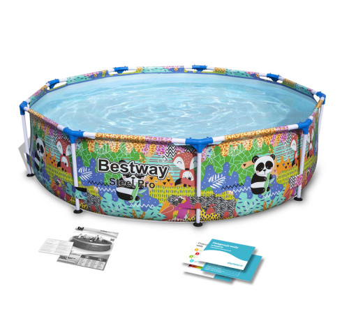 Басейн каркасний дитячий Steel Pro Animals of the World Bestway 5612F 274x66 см Басейн каркасний дитячий Steel Pro Animals of the World Bestway 5612F 274x66 см