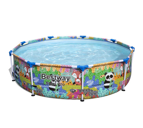 Басейн каркасний дитячий Steel Pro Animals of the World Bestway 5612F 274x66 см Басейн каркасний дитячий Steel Pro Animals of the World Bestway 5612F 274x66 см