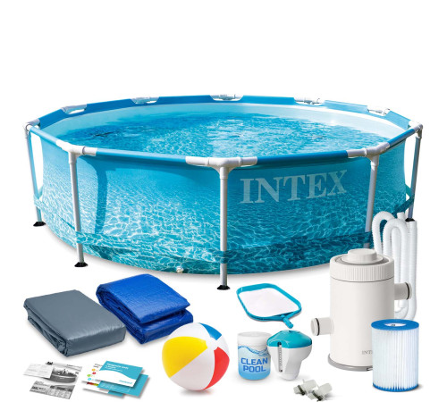 Басейн каркасний 16в1 Intex 28208 305 x 76 см Басейн каркасний 16в1 Intex 28208 305 x 76 см