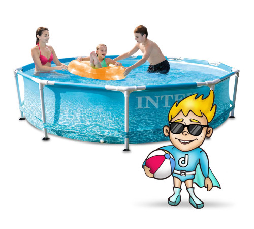 Басейн каркасний 16в1 Intex 28208 305 x 76 см Басейн каркасний 16в1 Intex 28208 305 x 76 см