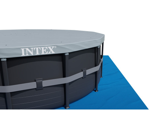 Басейн каркасний 11в1 INTEX 26340, 732 x 132 см, темно-сірий Басейн каркасний 11в1 INTEX 26340, 732 x 132 см, темно-сірий