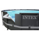 Басейн каркасний 11в1 INTEX 26340, 732 x 132 см, темно-сірий