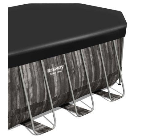 Басейн каркасний овальний Bestway Power Steel Frame 610 x 366 x 122 см - темно-коричневий Басейн каркасний овальний Bestway Power Steel Frame 610 x 366 x 122 см - темно-коричневий